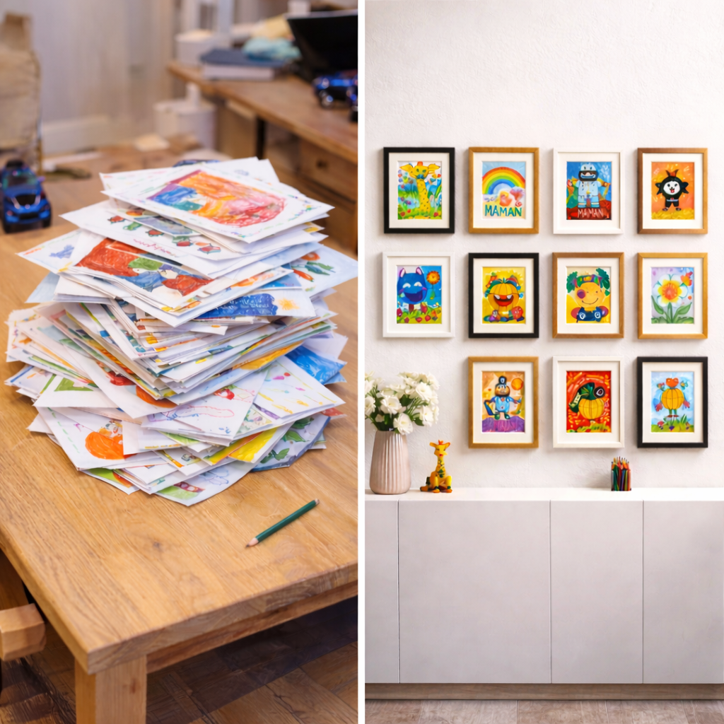 Petit Chef-d’Œuvre – Le cadre pour dessins d’enfants