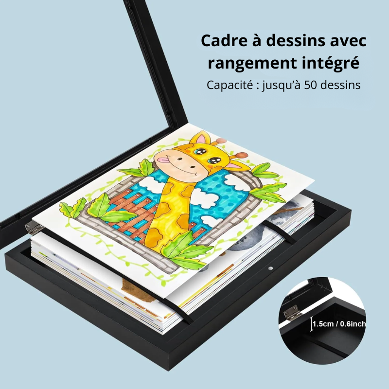 Petit Chef-d’Œuvre – Le cadre pour dessins d’enfants