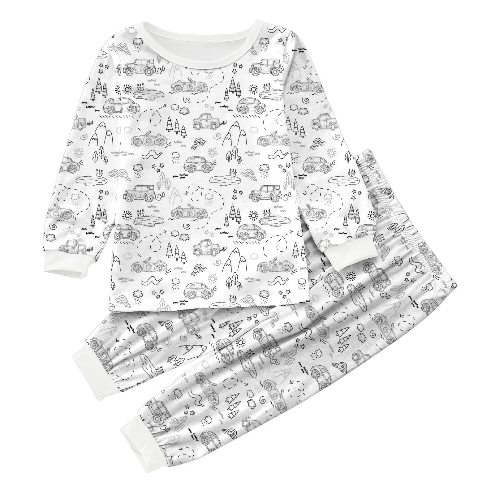 Pyjama enfant à colorier 2 pièces - Cosmic