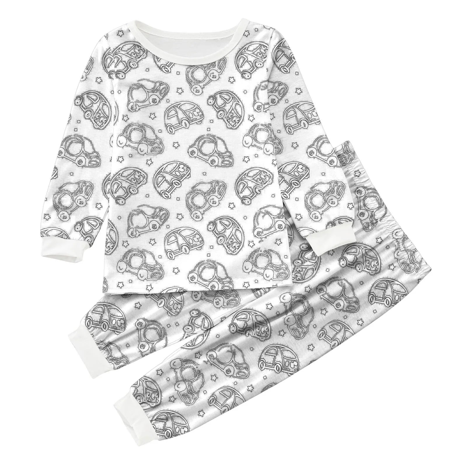 Pyjama enfant à colorier 2 pièces - Cosmic