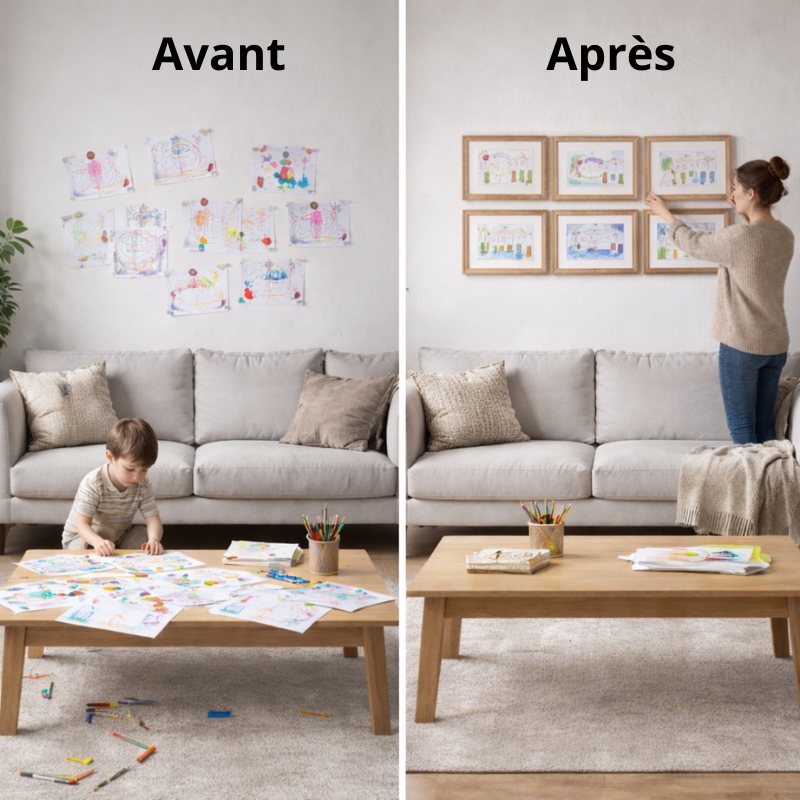 Petit Chef-d’Œuvre – Le cadre pour dessins d’enfants